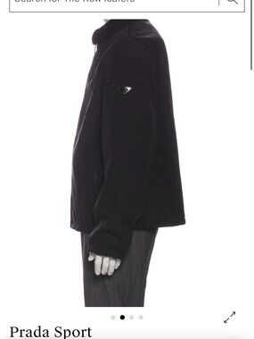 Prada Black Bomber Jacket